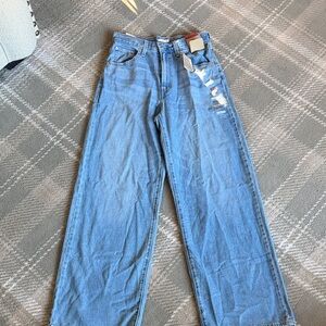 Levi's Light Blue Cinch Baggy Jeans